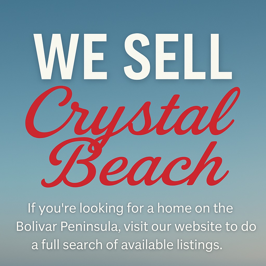 We Sell Crystal Beach