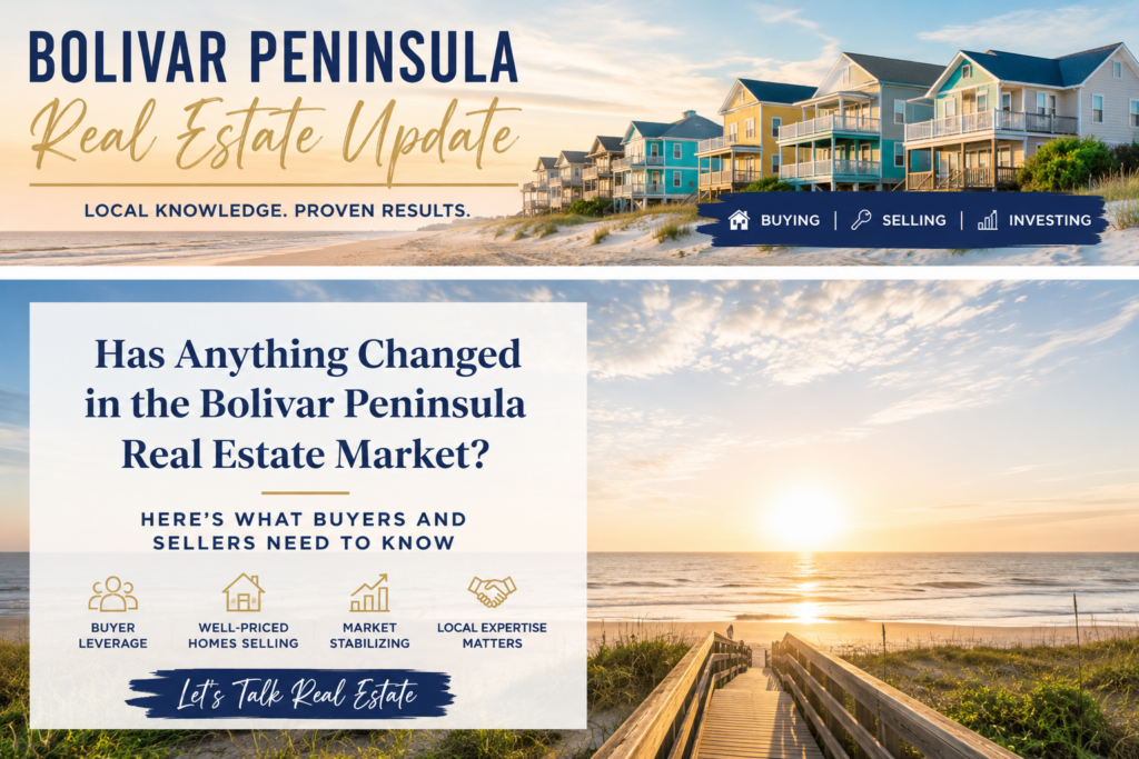 Bolivar Peninsula Mid year Market Update