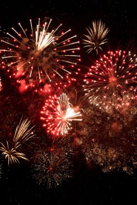 Fireworks at Crystal Beach Texas